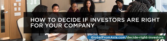 Cover image for How To Decide If Investors are Right For Your Company